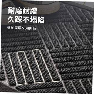Commercial hotel rubber entrance mat , polypropylene w