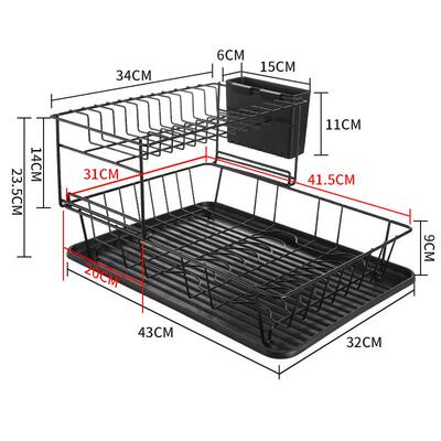 dish drying rack storage kitchen cup holJAHder organizer洗碗