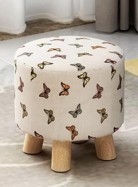 Solid wood low stool  household sofa lazy foot stools child