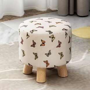 Solid wood low stool  household sofa lazy foot stools child
