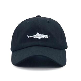 shark snapback snapback hat 510baseball cap 鲨鱼刺绣棒球帽子