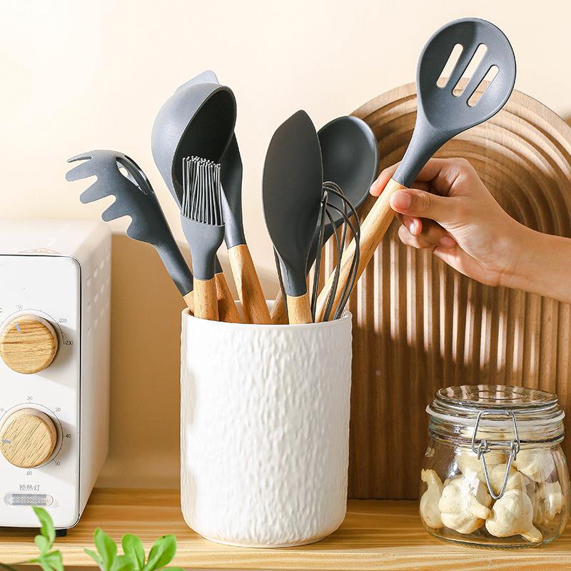 Ceramic rock patterned tableware 无品牌/storage tube vase