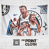 77东契奇Luka Doncic篮球球星ins写真周边装 饰海报背景布挂毯墙布