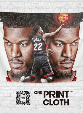 巴特勒Butler篮球球星周边宿舍卧室墙壁装饰盖布海报画背景布挂布