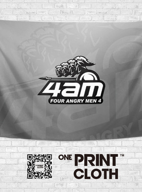 4AM韦神GODV绝地求生战队PCL海报周边粉丝应援装饰背景布挂毯挂布