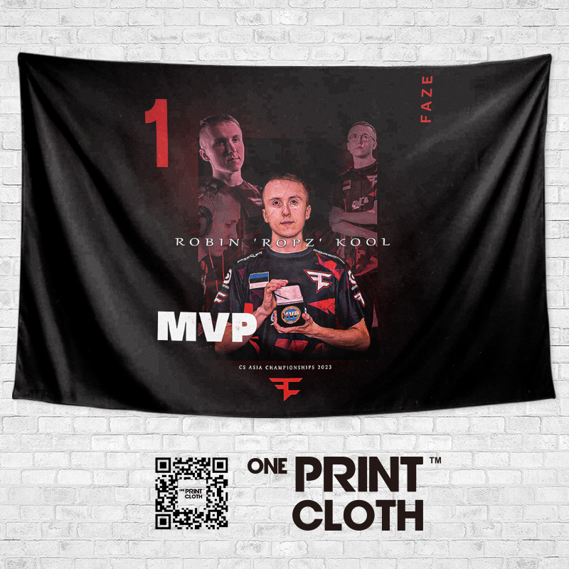 责任神ropz粉丝应援写真挂布