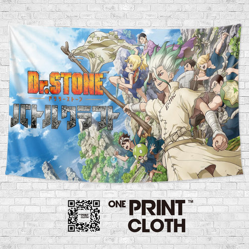 新石纪Dr.STONE石纪元千空琥珀西瓜周边装饰海报背景墙布挂毯挂布