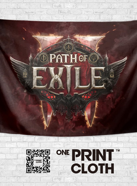 流放之路Path of Exile暗黑系RPG游戏周边主题海报装饰背景布挂布