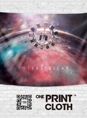 Interstellar星际穿越科幻定制周边现代装饰画背景布海报挂毯挂布