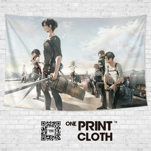 挂布进击的巨人漫画动漫定制写真