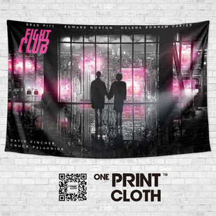 Fight 饰画背景墙布海报挂毯挂布 Club搏击俱乐部电影定制周边装