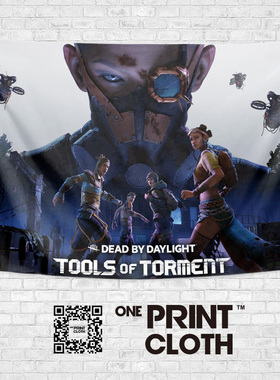 黎明杀机Dead by Daylight恐怖游戏周边主题海报装饰背景墙布挂布