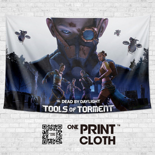 黎明杀机Dead by Daylight恐怖游戏周边主题海报装饰背景墙布挂布