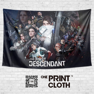 第一后裔韩国科幻射击游戏周边二次元海报装饰画背景布挂布挂毯