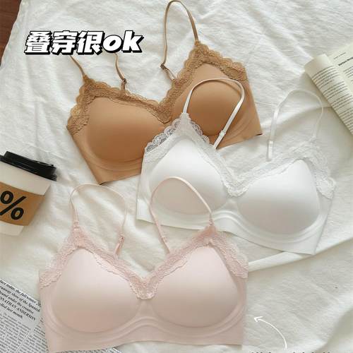 舒服蕾无痕蕾丝内衣女薄