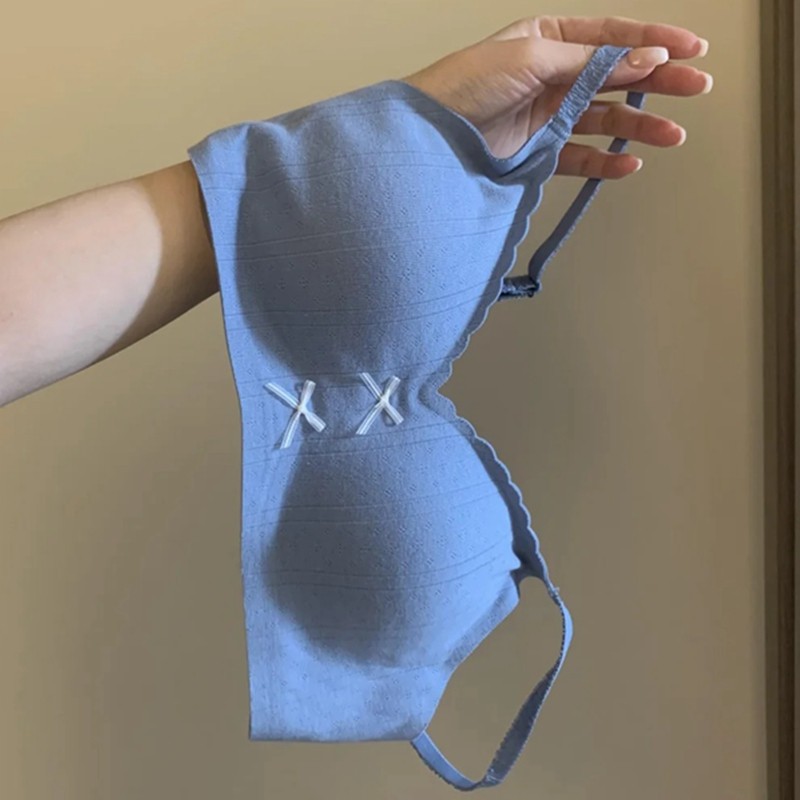 少女内衣女小胸聚拢无钢圈一体式固定杯2025新款无痕文胸罩防下垂,女士内衣/男士内衣/家居服,文胸,淘宝优惠券,粉丝福利购,淘宝优惠卷