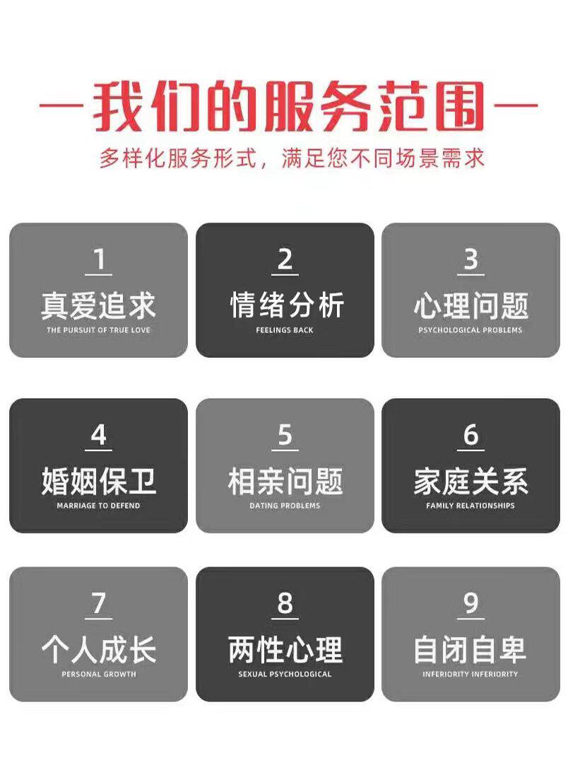 心理咨询情感分析前任感情指导婚姻修复疏导分手挽回复合恋爱顾问