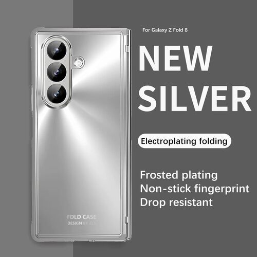 适用三星galaxy zfold8手机壳z fold7保护套电镀气囊foid8镜头全包f9660带中轴保护套f9760透明壳膜一体外壳