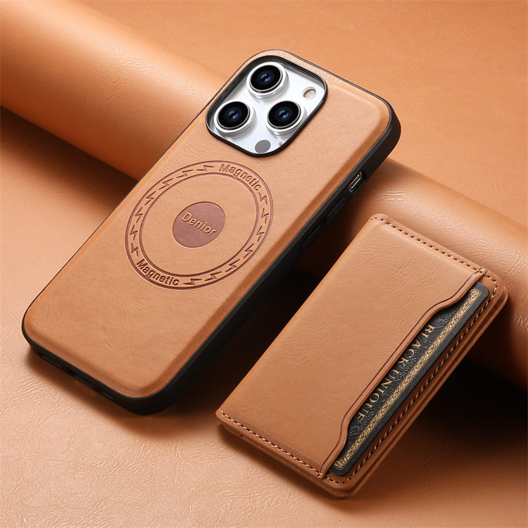 适用苹果18promax手机壳iPhone17pro保护套ip16plus插卡零钱包pg15分体皮夹质14pm磁吸卡包13放证件装卡片12