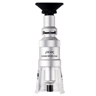 必佳PEAK 2008-50X/75X/100X 放大镜高脚立式STAND MICRO 高倍带刻度放大镜/百倍镜显微镜/目镜 日本原装进口