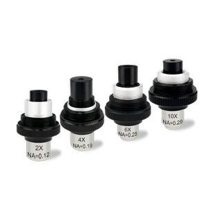 GAOPIN2010放大镜系列配件 10倍目镜2X/4X/6X/10X物镜高脚镜百倍镜 电筒/照明光源 笔灯 塑料透明底座 透明罩