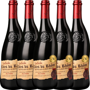 【官方直营】法国进口歪脖子红酒芙华安赛伦干红葡萄酒团购特惠装