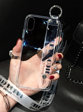适用oppofindx5pro手机壳x3时尚x2透明a97腕带a93s四角防摔a92s亚克力a72简约a57轻奢a55s斜挎a53s挂绳a58x潮