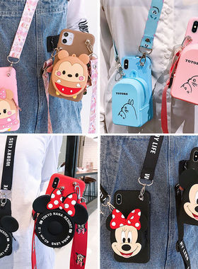 适用oppofindx6pro手机壳x3时尚x2斜挎a97卡通a1pro可爱a93s零钱包a72米奇a58米妮a55s创意a53s高级感a52潮牌