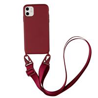 The phone case with a lanyard is suitable for iPhone 12pro. 16e, it can be worn diagonally on iPhone14 Pro Max. It has a double-corner lanyard made of silicone. 13mini shoulder strap. It can be worn around the neck without pressing on the shoulder. 11. It is shockproof. 17. It has a hook with double holes. 18pm thumbnail 6