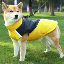 宠物狗狗衣服冬款秋冬羽绒保暖棉衣可牵引柴犬柯基中型大型犬冬天