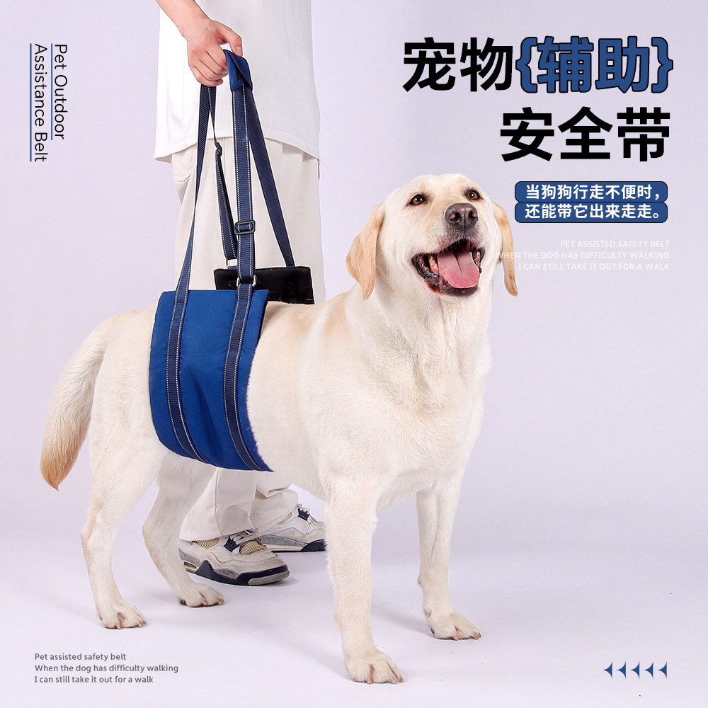 狗辅助带助行带老年狗狗辅助行走手术后狗狗恢复带四肢无力辅助带