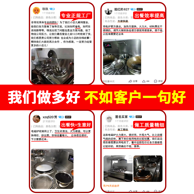 英海达电磁灶商用大功率15kw电炒炉电磁炉食堂大锅灶饭店厨房设备