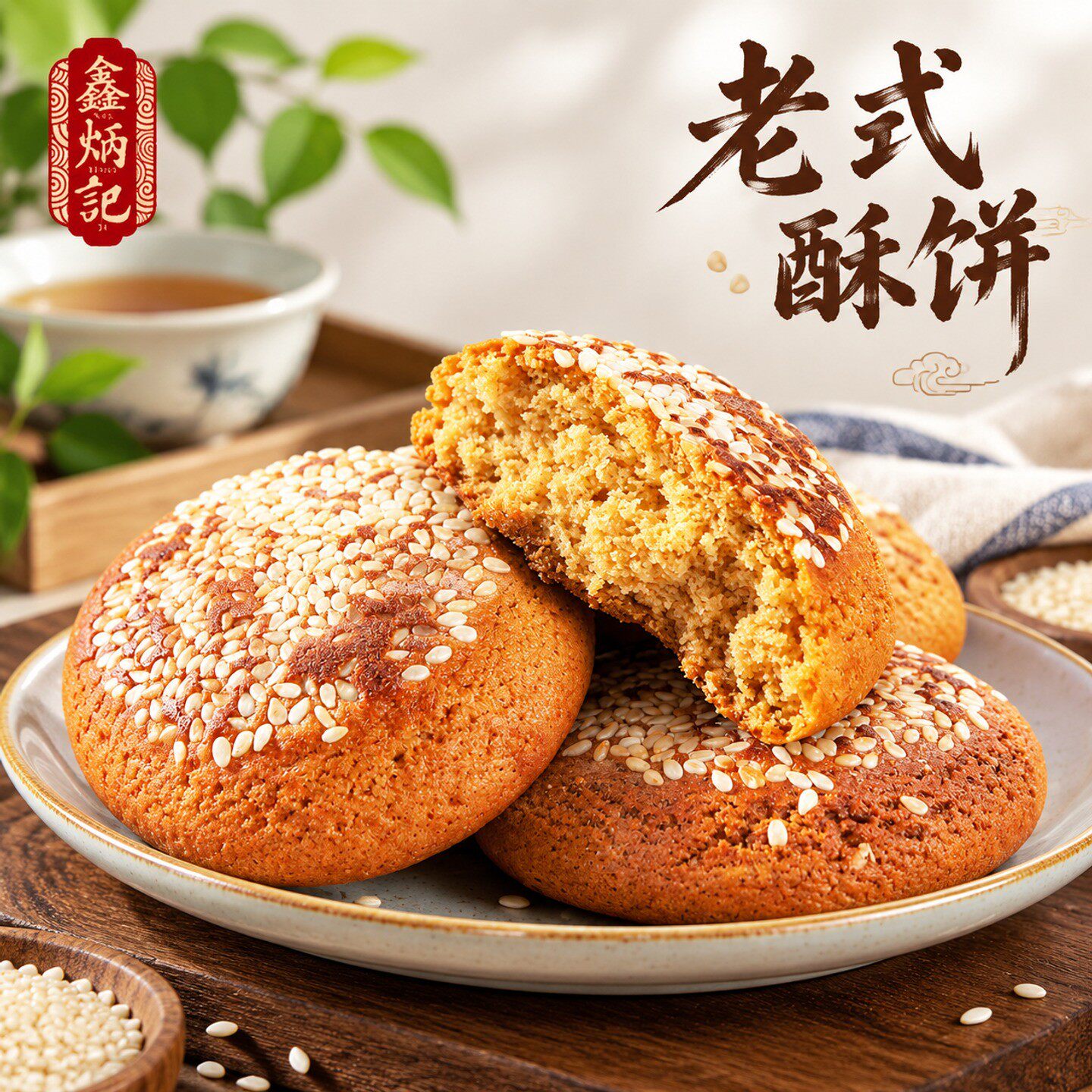 鑫炳记太谷饼小规格600g活动款山