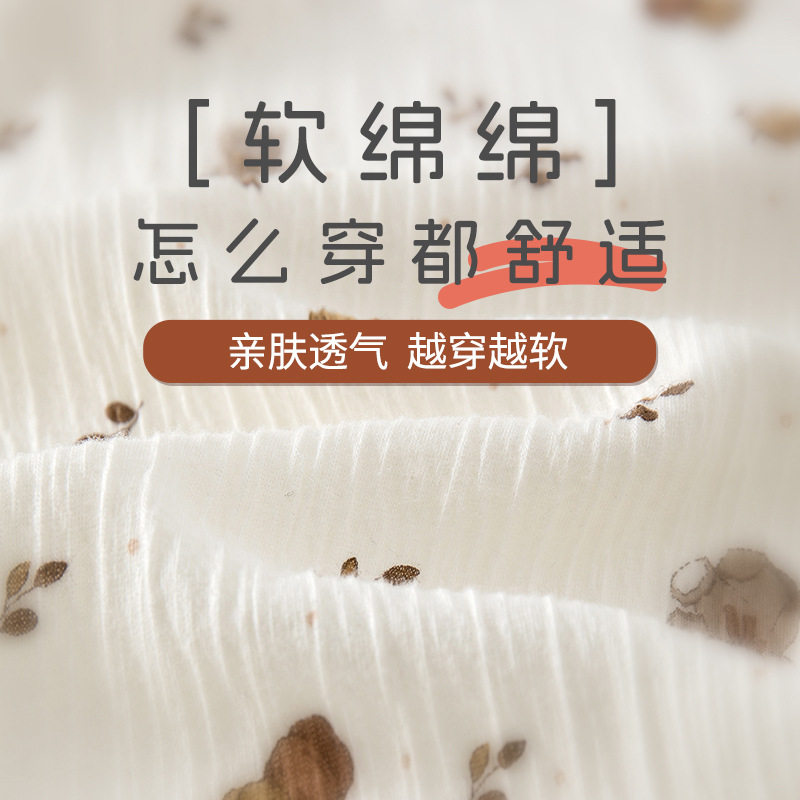 宝宝包屁衣夏季a类纯棉无骨新生儿短袖连体衣婴儿衣服安阳婴童装