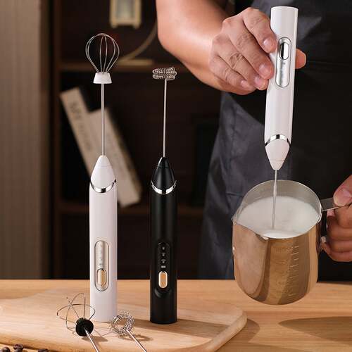 打奶泡器咖啡搅拌器手持电动打泡器牛奶奶泡打发器奶粉搅拌棒手摇