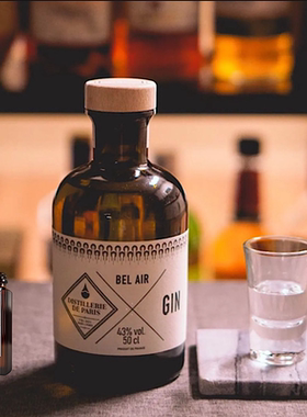 法国贝艾尔金酒DISTILLERIE DE PARIS BEL AIR GIN小批量杜松子酒