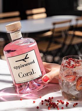 热带水果香和花香 澳大利亚APPLEWOOD CORAL GIN苹果木珊瑚金酒