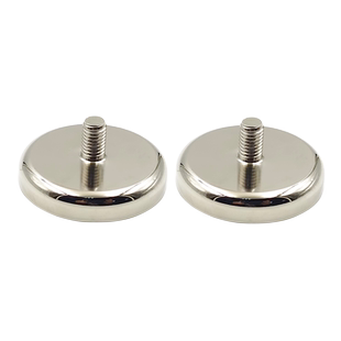 外螺柱锅磁强磁磁铁磁性吸盘强力磁铁固定器圆形外牙螺纹强磁底座