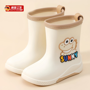 德国雨鞋儿童雨靴女孩款男童上学专用水鞋女童幼儿园专用防水防滑