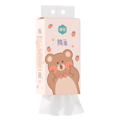 漫花纸巾抽纸家用实惠装卫生纸巾小包餐巾纸面巾纸卫生纸巾擦手B