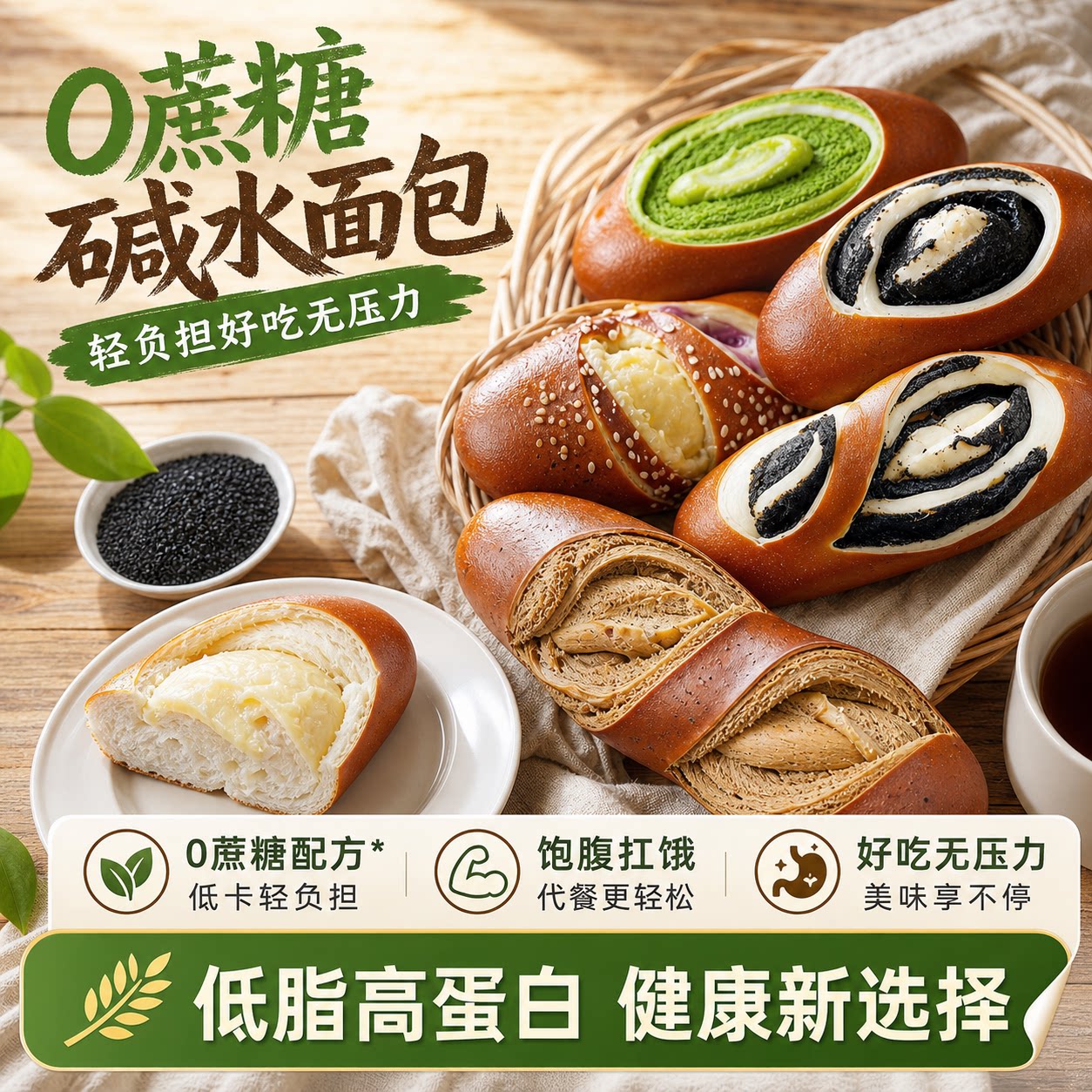 营养师推荐】无蔗糖夹心碱水棒图片