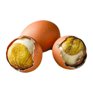 五香味40枚新鲜13天活珠子熟钢化蛋毛鸡蛋香辣鸡胚蛋熟食开袋即食