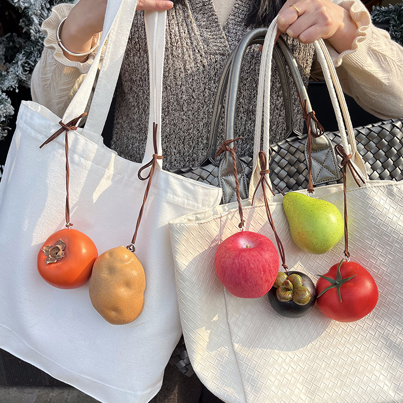 网红同款红苹果包挂件创意小众设计饰品水果治愈挂饰仿真蔬菜土豆,服饰配件/皮带/帽子/围巾,包挂件,淘宝优惠券,粉丝福利购,淘宝优惠卷