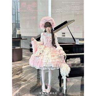重工华丽洋装 doll感古早lolita lolita 桃兔兔原创设计 樱花恋
