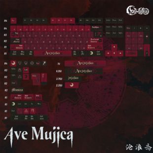 [新版发布]Ave Mujica V1键帽热升华140键MyGo母鸡卡颂乐人偶