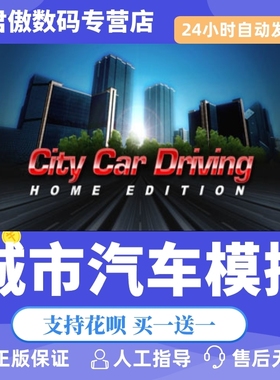 Steam PC正版 游戏 城市汽车模拟 City Car Driving 君傲数码