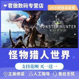 Steam PC正版 游戏 怪物猎人世界冰原DLC豪华版 大师版 冰原 大师版 豪华版 国区全球CDkey 激活码 猛汉王MHW