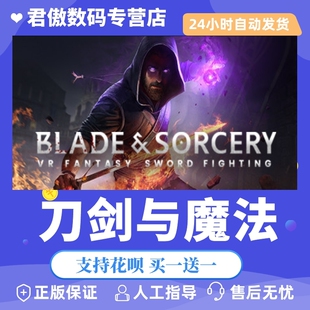 Steam PC正版 游戏 刀剑与魔法 Blade and Sorcery 君傲数码