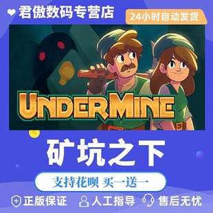 君傲数码 矿洞之下 矿坑之下 Steam 游戏 UnderMine 迷宫探索 PC正版