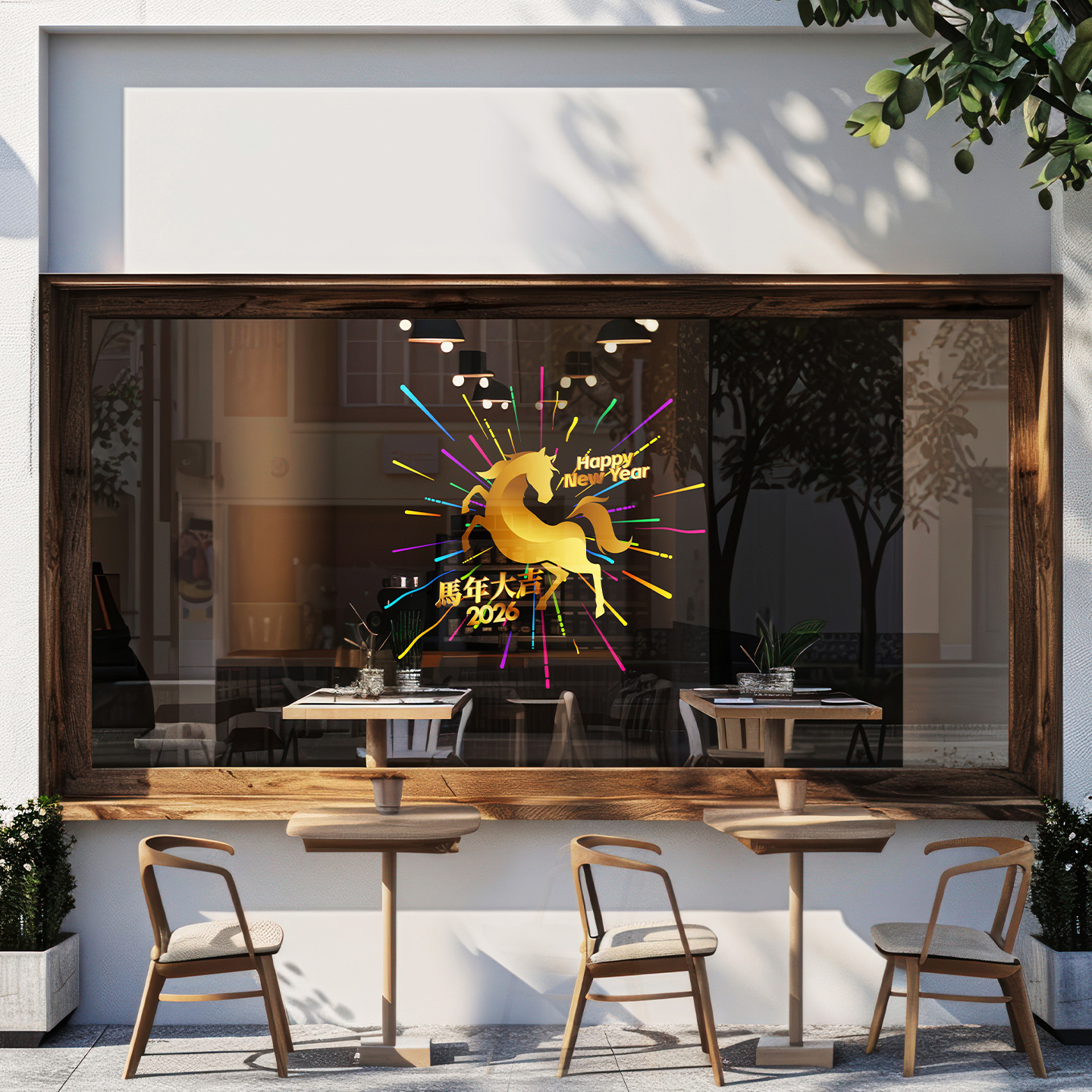 数码微喷 正反同色 静电无胶 整张黏贴